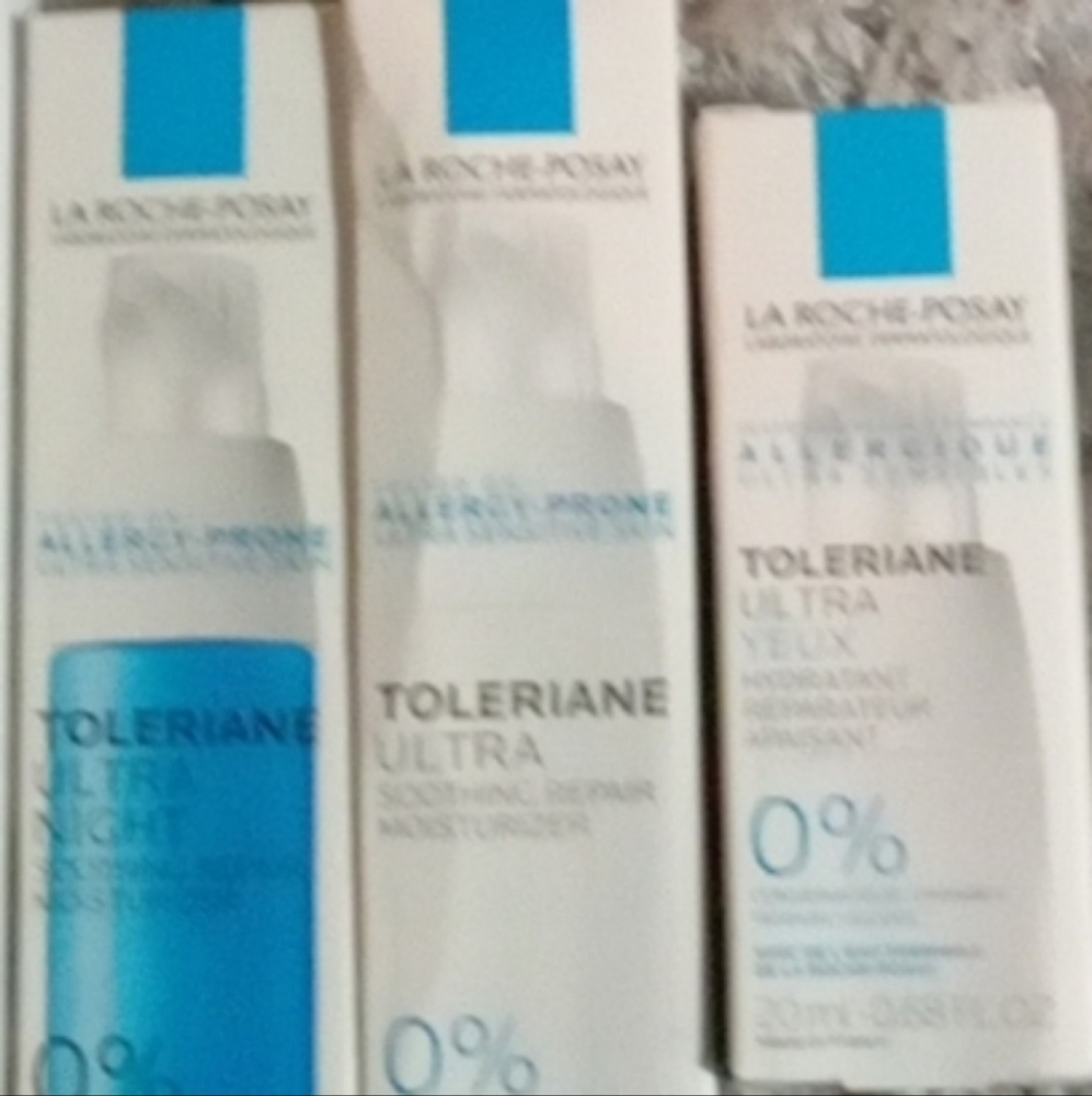 LA ROCHE TOLERAINE ULTRA DAY/NIGHT MOIST, & EYE